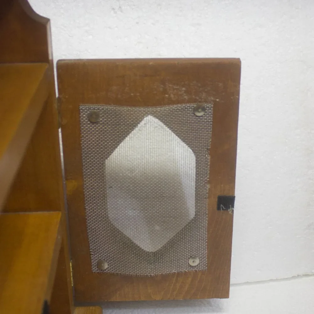 Handmade Wood Cabinet with Doors